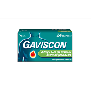 GAVISCON%24CPR MENT250+133,5MG