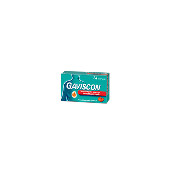 GAVISCON%24CPR FRAG250+133,5MG