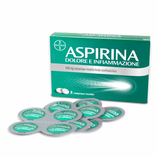 ASPIRINA DOLORE INF%8CPR 500MG